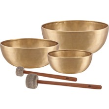 Meinl Sonic Energy 3-Parça Energy Therapy Series Singing Bowl Set (1000/1400/2200 G)