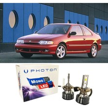 Photon Nissan 200 Sx Uzun+Kısa Far Ampulü H4 Mono Yeni Seri Beyaz 1994-1999