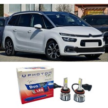 Photon Citroen C4 Picasso Spacetourer Kısa Far Ampulü H7 Duo Yeni Seri Beyaz 2018-2022