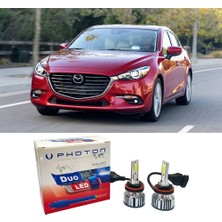 Photon Mazda 3 Uzun Far Ampulü Hb3 Duo Yeni Seri Beyaz 2013-2019