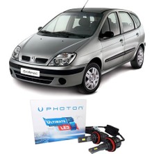 Photon Renault Scenic Uzun+Kısa Far Ampulü H4 Ultimate Yeni Seri Beyaz 1996-2003