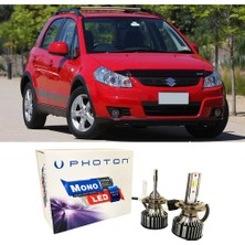 Photon Suzuki Sx4 Uzun+Kısa Far Ampulü H4 Mono Yeni Seri Beyaz 2006-2013
