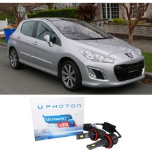 Photon Peugeot 308 Kısa Far Ampulü H7 Ultimate Yeni Seri Beyaz 2007-2013