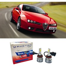 Photon Alfa Romeo Brera Uzun Far Ampulü H1 Duo Yeni Seri Beyaz 2005-2010 