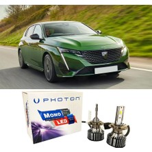 Photon Peugeot 308 Kısa Far Ampulü H7 Mono Yeni Seri Beyaz 2021+