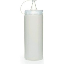 Senson Şeffaf Kapaklı Sızdırmaz Yağlık Sosluk Şişesi Plastik Yağdanlık 400 Ml. AP-9028 (5224)