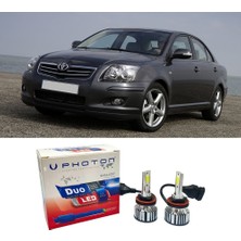 Photon Toyota Avensis Kısa Far Ampulü Hb3 Duo Yeni Seri Beyaz 2001-2009