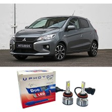 Photon Mitsubishi Space Star Uzun + Kısa Far Ampulü H4 Duo Yeni Seri Beyaz 2013-2023