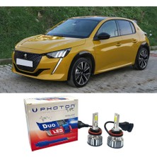 Photon Peugeot 208 Sis Far Ampulü H11 Duo Yeni Seri Beyaz 2019-2023
