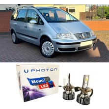 Photon Vw Sharan Tek Merçekli Far Için H4 Mono Yeni Seri Beyaz 2001-2010