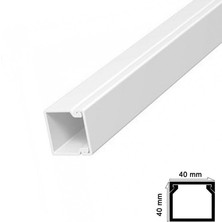 LTG Nova Kablo Kanalı 40X40 mm 2 Metre