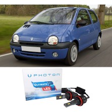 Photon Renault Twingo Uzun+Kısa Far Ampulü H4 Ultimate Yeni Seri Beyaz 1992-2007