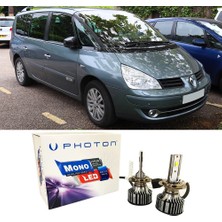 Photon Renault Espace Uzun Far Ampulü H1 Mono Yeni Seri Beyaz 2002-2014