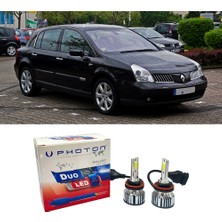 Photon Renault Vel Satis Uzun Far Ampulü H1 Duo Yeni Seri Beyaz 2001-2009