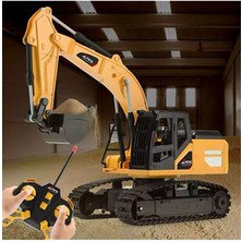 Scntoys Uzaktan Kumandalı Full Fonksiyon Şarjlı Işıklı Kepçe 360 Derece Dönen Kepçe Model Kazıcı Kepçe