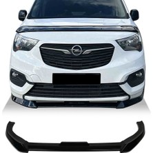 Hasakman Opel Combo Ön Lip Parlak Siyah Plastik Ön Ek Karlık 2019 2020 2021 2022 2023 2024 Karlık+Bodykit+Ek