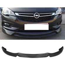 Hasakman Opel Astra K Custom Ön Ek Karlık Abs Plastik Mat Siyah 2015 2016 2017 2018 2019 2020 2021 Karlık+Bodykit+Ek