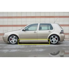 Hasakman Vw Golf 4 Yan Marşpiyel Seti Plastik 2 Adet Mat Siyah 1997 1998 1999 2000 2001 2002 2003 Karlık+Ek+Bodykit