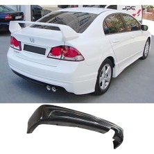 Hasakman Honda Civic Fd6 Mugen Arka Ek Mat Siyah Sağ Çift 2006-2011 Arka-Difizör-Bodykit-Ek-Karlık