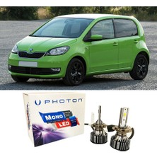 Photon Skoda Citigo Uzun Far Ampulü H7 Mono Yeni Seri Beyaz 2011-2019