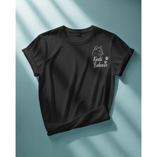 Muhtar Store Kedi Babası Minimal Baskılı Tişört