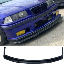 Hasakman Bmw E36 Gtr Ön Lip Parlak Siyah Plastik Ön Ek Karlık Karlık+Bodykit+Ek