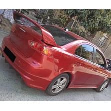 Hasakman Mitsubishi Lancer Evo Arka Ek Difüzör Siyah Plastik Arka-Difizör-Bodykit-Ek-Karlık
