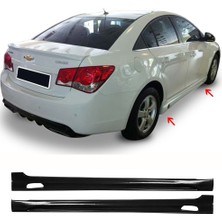 Hasakman Chevrolet Cruze Rieger Yan Marşpiyel Seti Plastik 2 Adet Mat Siyah 2009 2010 2011 2012 2013 2014 Karlık+Ek+Bodykit