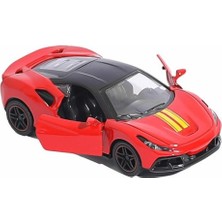 WK-6643-06S Çek Bırak Şeritli Spor Araba 1:43 -Vardem