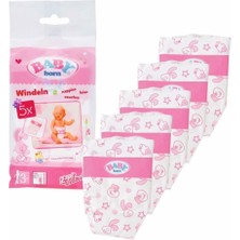 826508 5li Bebek Bezi (Oyuncak Bebek Için)