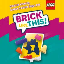 Neotroy Games Brick Like This - LEGO Eğlenceli Aile Oyunu  Çabuk Anlatma ve İnşa Etme