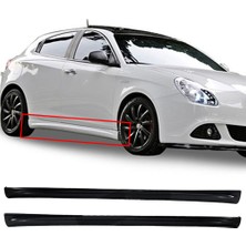 Hasakman Alfa Romeo Guilietta Yan Marşpiyel Seti Plastik 2 Adet Mat Siyah 2010+ Karlık+Ek+Bodykit