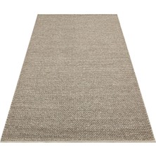 Akbel Halı Jade Kahverengi - El Dokuma Naturel Kazak Örgü Desenli Halı