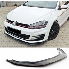 Hasakman Vw Golf 7.5 Gtı Tampon Ön Lip Parlak Siyah Plastik Ön Ek Karlık 2017 2018 2019 2020 2021 Karlık+Bodykit+Ek