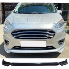 Hasakman Ford Courier Abt Ön Ek Karlık Plastik Mat Siyah 2018 ve Üzeri Makyajlı Kasa Karlık+Bodykit+Ek