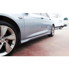 Hasakman Opel Insignia B Opc Line Yan Marşpiyel Seti Plastik 2 Adet Mat Siyah 2017 2018 2019 2020 2021 Karlık+Ek+Bodykit