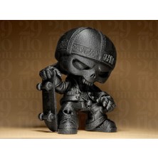 Linova Kaykaylı Iskelet Heykel Biblo Dekoratif Obje