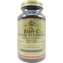 Solgar Ester-C Plus 500MG Vitamin C 100 Kapsül