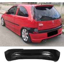 Hasakman Opel Corsa C Arka Ek Difüzör Siyah Plastik 2000 2001 2002 2003 Arka-Difizör-Bodykit-Ek-Karlık
