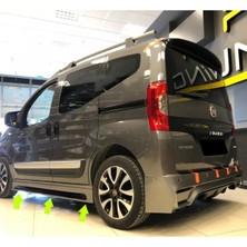 Hasakman Fiat Fiorino Yan Marşpiyel Seti Plastik 2 Adet Mat Siyah Karlık+Ek+Bodykit