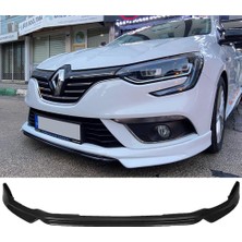 Hasakman Renault Megane 4 Abt Ön Ek Karlık Abs Plastik Mat Siyah Makyajlı Kasa 2021 ve Üzeri Karlık+Bodykit+Ek