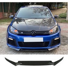 Hasakman Vw Golf 6 R Ön Lip Parlak Siyah Plastik Ön Ek Karlık 3 Prç 2008 2009 2010 2011 2012 Karlık+Bodykit+Ek