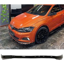 Hasakman Vw Polo Mk6 Custom Ön Ek Karlık Abs Plastik Mat Siyah 2018 2019 2020 2021 Makyajsız Kasa Karlık+Bodykit+Ek