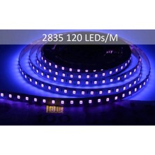 Powerr Led Aydınlatma 12 Volt 120 Ledli 2835 Smd Uv Silikonlu Dış Mekan 10 Metre Şerit LED
