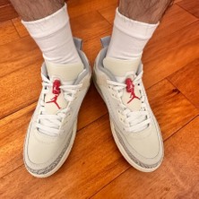 Nike Jordan Spizike Low Gs Unisex Beyaz Deri Spor Ayakkabı (Dar Kalıp 1 Beden Büyük Alınız) FQ3950-100