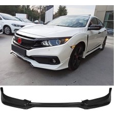 Hasakman Honda Civic Fc5 Mugen Ön Ek Karlık Plastik Mat Siyah 2019 2020 2021 Makyajlı Kasa Karlık+Bodykit+Ek