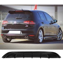 Hasakman Vw Golf 7 Style Difüzör Parlak Siyah Plastik 2012 2013 2014 2015 2016 2017 Arka-Difizör-Bodykit-Ek