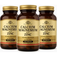 Solgar X3 Calcium Magnesium Plus Zinc 100 Tablet