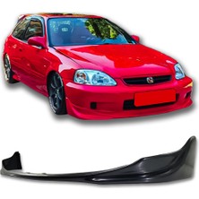 Hasakman Honda Civic Ies S2000 Ön Ek Karlık Plastik Mat Siyah Makyajlı Kasa 1999 2000 2001 Karlık+Bodykit+Ek