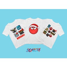 Bumeta Red Ball Karakter Baskılı Çocuk Tişört 3’lü Set